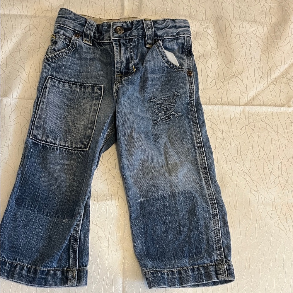 GAP Kids Classic Blue Jeans with Patch Detail